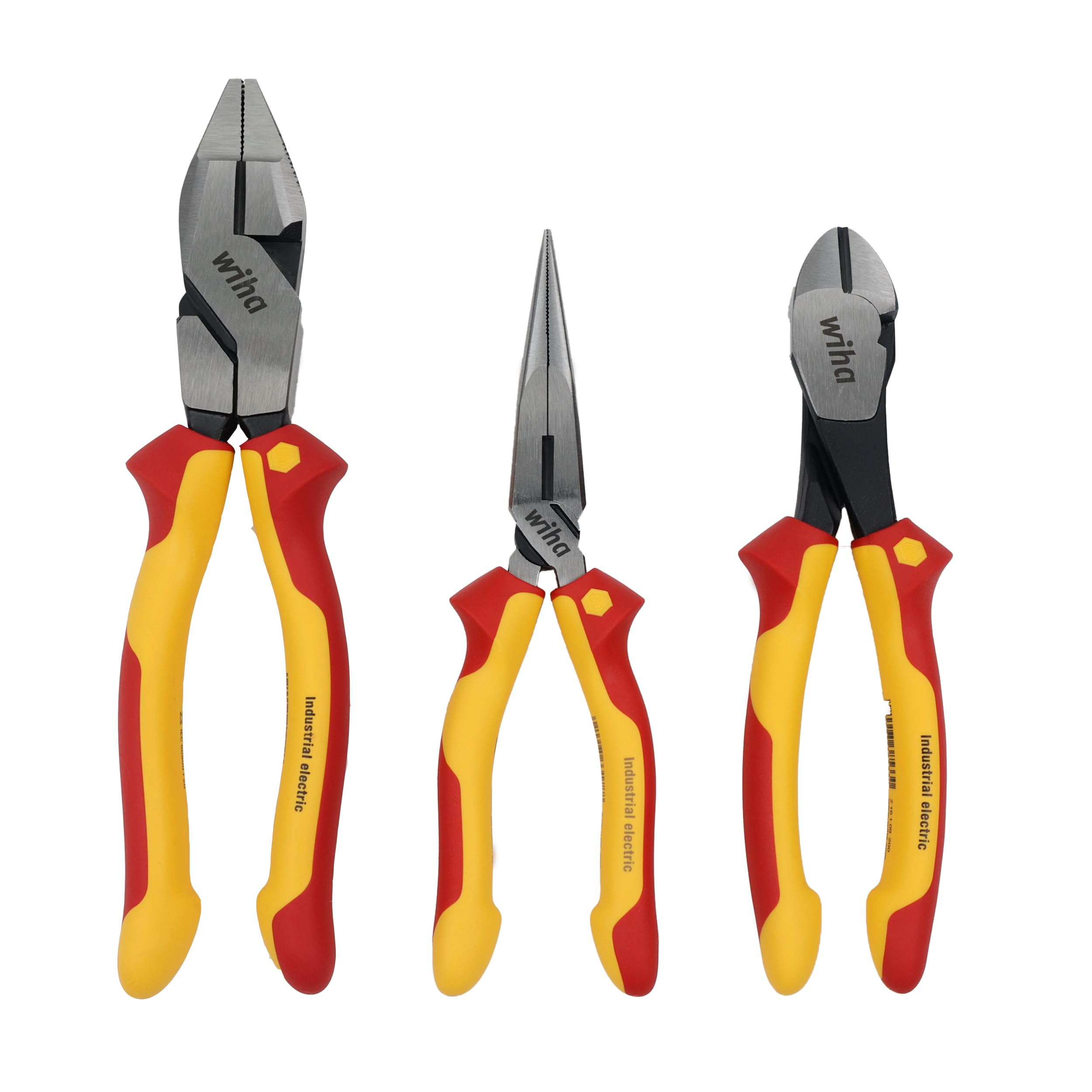 WAIHA∀.品 Wiha 32960 3 Piece Insulated Pliers and Cutters Tray Set : Amazon